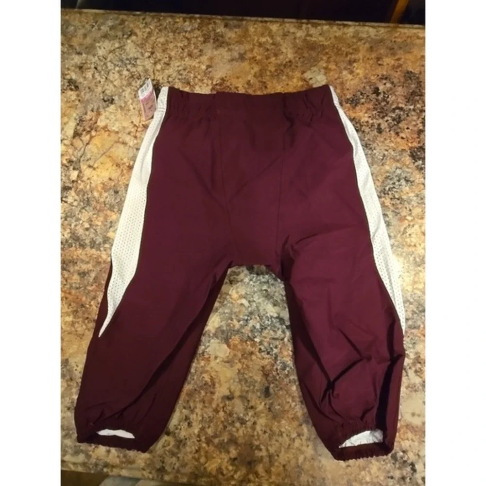 Adidas WVN A1 Stock‎ P Football Pants Maroon White Mens Size L